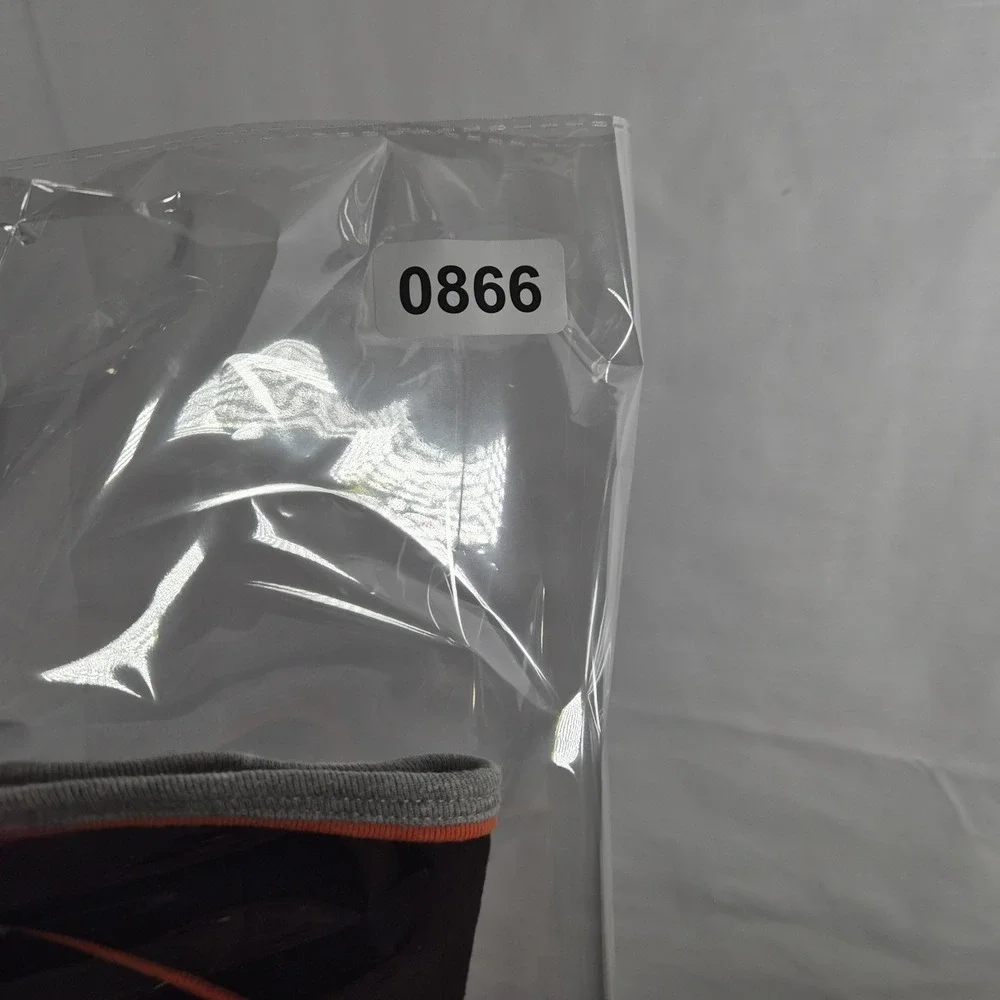 Harley-Davidson‎ Strong & Tough Baby Bib Black Orange Motorcycle Infant 6/9M